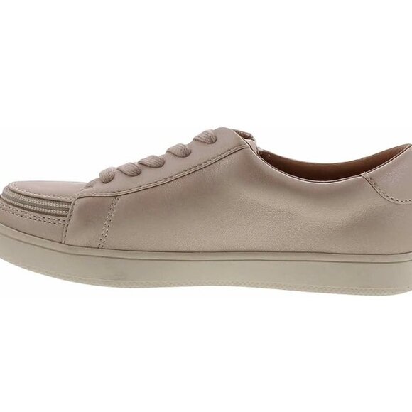 NEW Billy Footwear Women Sneaker Low Top Zip Champagne Adaptive Size 6.5 W KF162 - Picture 4 of 5
